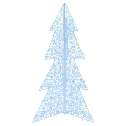  Karácsonyfa 160 LED-del Hideg Fehér 150 cm Akril