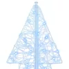  Karácsonyfa 160 LED-del Hideg Fehér 150 cm Akril