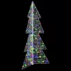  Karácsonyfa 160 LED-del Sokszínű 150 cm Akril