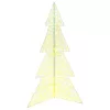  Karácsonyfa 240 LED-del Meleg fehér 180 cm Akril