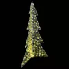  Karácsonyfa 240 LED-del Meleg fehér 180 cm Akril