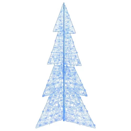 Karácsonyfa 240 LED-del Kék 180 cm Akril