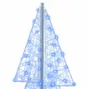 Karácsonyfa 240 LED-del Kék 180 cm Akril