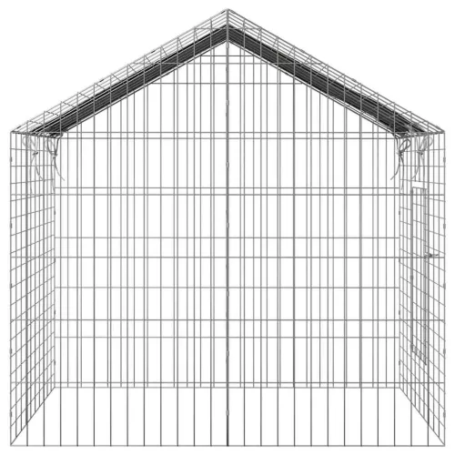  Nyúl Ketrec Ezüst 400 x 78 x 78 cm Horganyzott acél