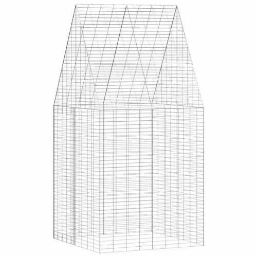  Nyúl Ketrec Ezüst 400 x 100 x 210 cm Horganyzott acél