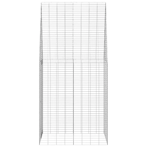  Nyúl Ketrec Ezüst 400 x 100 x 210 cm Horganyzott acél