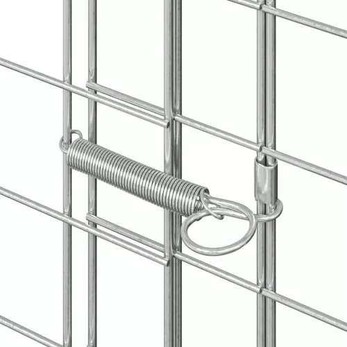 Nyúl Ketrec Ezüst 400 x 100 x 210 cm Horganyzott acél