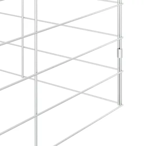  Nyúl Ketrec Ezüst 400 x 100 x 210 cm Horganyzott acél