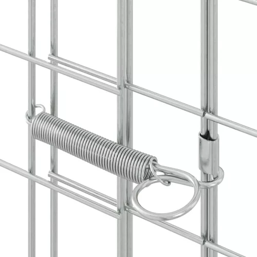  Nyúl Ketrec Ezüst 300 x 100 x 210 cm Horganyzott acél