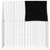  Nyúl Ketrec Ezüst 200 x 100 x 210 cm Horganyzott acél