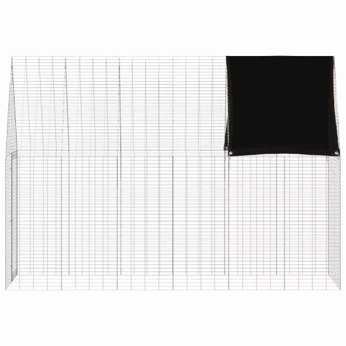  Nyúl Ketrec Ezüst 300 x 100 x 210 cm Horganyzott acél