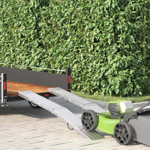  Rakodó Rámpa 2 pcs Ezüst 166 x 22,5 x 4,5 cm Horganyzott acél