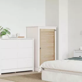    Széfajtó Egyéb ajtóval Barna 110 x 59.5 x 2.1 cm Tömör fenyőfa