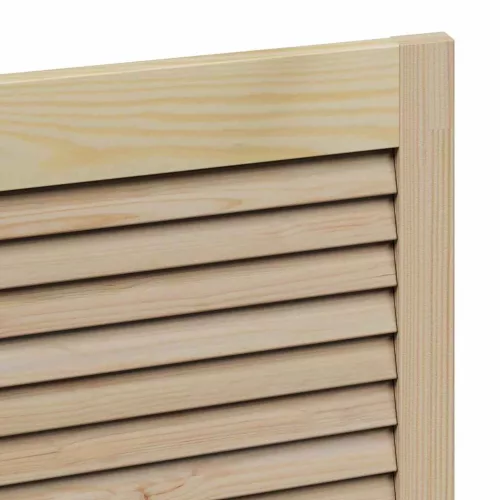  Szekrényajtók 2 pcs Barna 110 x 59.5 x 2.1 cm Tömör fenyőfa