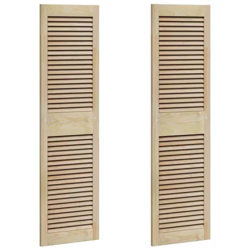  Széfajtó 2 pcs Természetes 140,5 x 2,1 x 39,5 cm Tömör fenyőfa