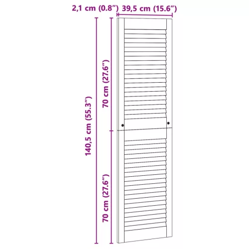  Széfajtó 2 pcs Természetes 140,5 x 2,1 x 39,5 cm Tömör fenyőfa