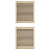  Széfajtó 2 pcs Természetes 140,5 x 2,1 x 59,5 cm Tömör fenyőfa