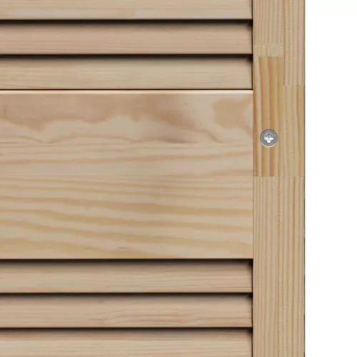  Széfajtó 2 pcs Természetes 140,5 x 2,1 x 59,5 cm Tömör fenyőfa