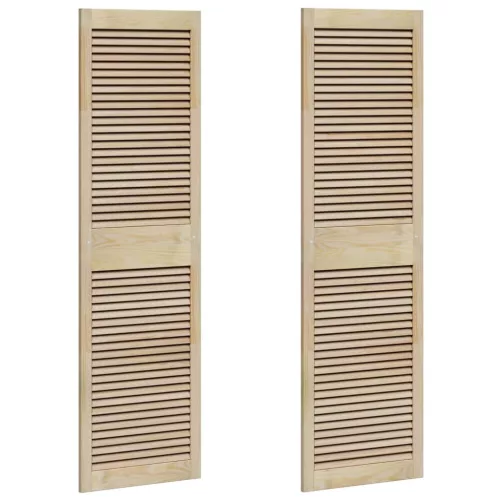  Széfajtó 2 pcs Természetes 170 x 2,1 x 49,5 cm Tömör fenyőfa