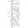  Széfajtó 2 pcs Természetes 170 x 2,1 x 59,5 cm Tömör fenyőfa