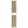  Széfajtó 2 pcs Természetes 201 x 2,1 x 39,5 cm Tömör fenyőfa