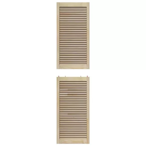  Széfajtó ajtóval Természetes 201 x 2,1 x 49,5 cm Tömör fenyőfa
