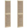  Széfajtó 2 pcs Természetes 201 x 2,1 x 49,5 cm Tömör fenyőfa