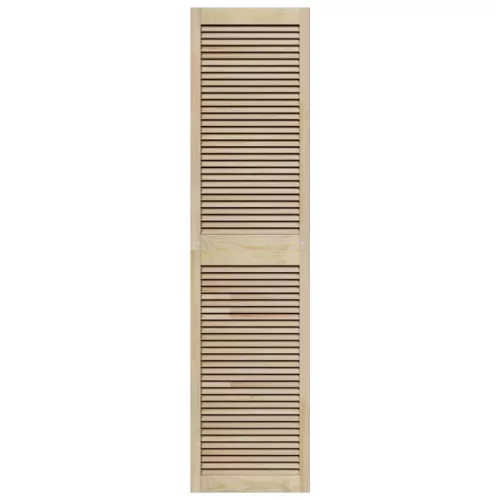  Széfajtó 2 pcs Természetes 201 x 2,1 x 49,5 cm Tömör fenyőfa