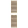  Széfajtó 2 pcs Természetes 201 x 2,1 x 49,5 cm Tömör fenyőfa