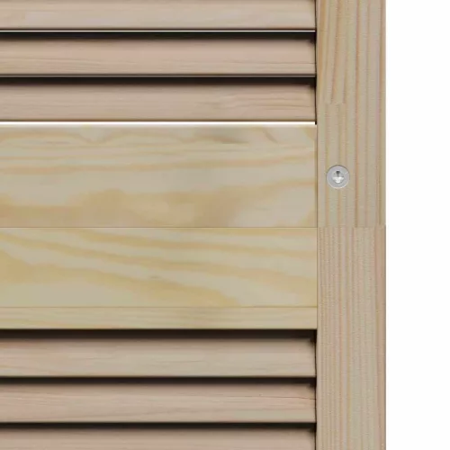  Széfajtó 2 pcs Természetes 201 x 2,1 x 49,5 cm Tömör fenyőfa