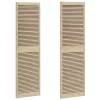  Széfajtó 2 pcs Természetes 201 x 2,1 x 59,5 cm Tömör fenyőfa
