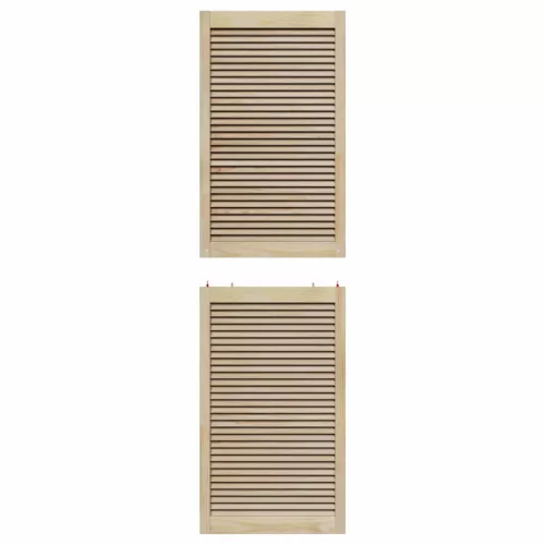  Széfajtó 2 pcs Természetes 201 x 2,1 x 59,5 cm Tömör fenyőfa