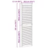  Széfajtó 2 pcs Természetes 201 x 2,1 x 59,5 cm Tömör fenyőfa