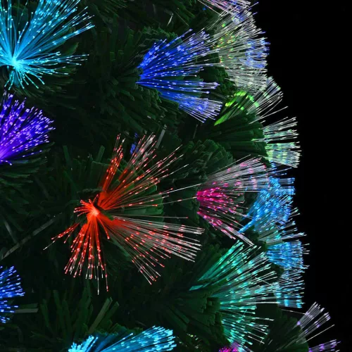  Mű karácsonyfa dekoratív vonós lámpákkal Zöld 150 cm PVC