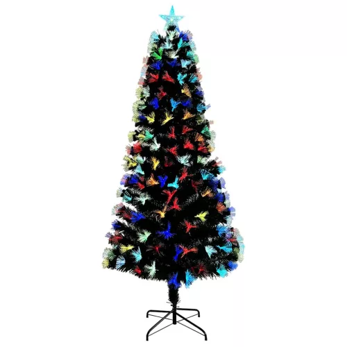  Mű karácsonyfa dekoratív vonós lámpákkal Zöld 240 cm PVC