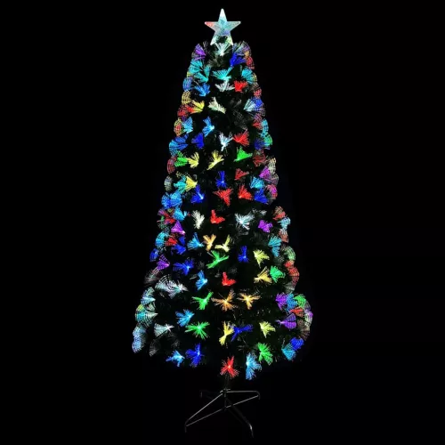  Mű karácsonyfa dekoratív vonós lámpákkal Zöld 240 cm PVC