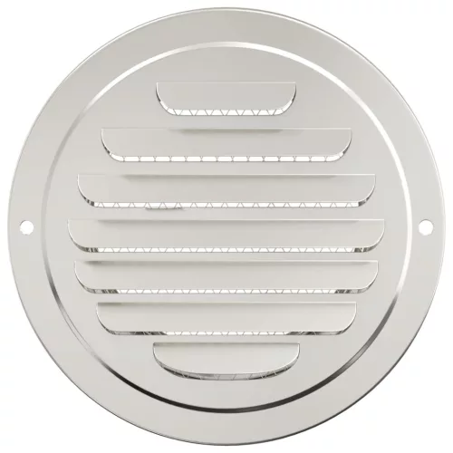  Levegő szellőzőfedél 4 pcs Ezüst 80 mm Rozsdamentes acél