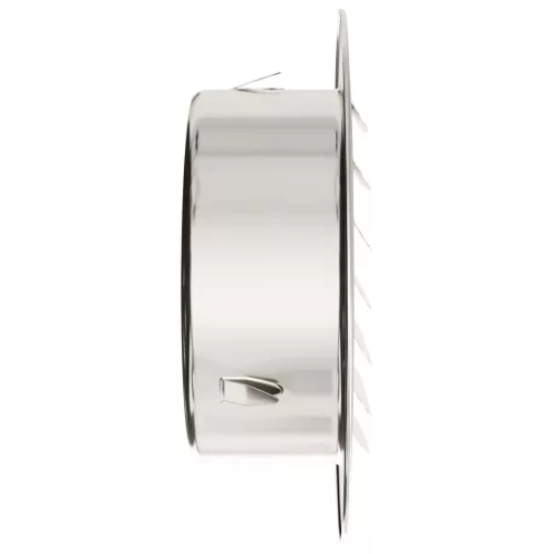  Levegő szellőzőfedél 4 pcs Ezüst 80 mm Rozsdamentes acél