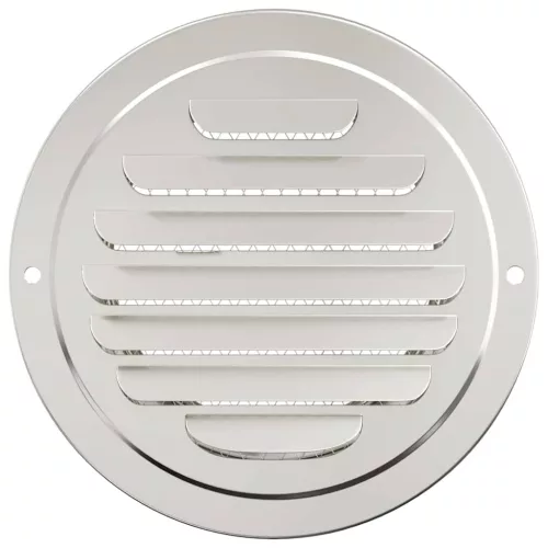  Levegő szellőzőfedél 4 pcs Ezüst 100 mm Rozsdamentes acél