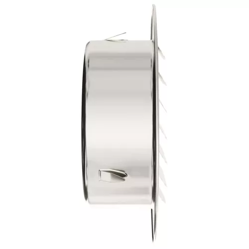  Levegő szellőzőfedél 4 pcs Ezüst 100 mm Rozsdamentes acél