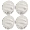  Levegő szellőzőfedél 4 pcs Ezüst 125 mm Rozsdamentes acél