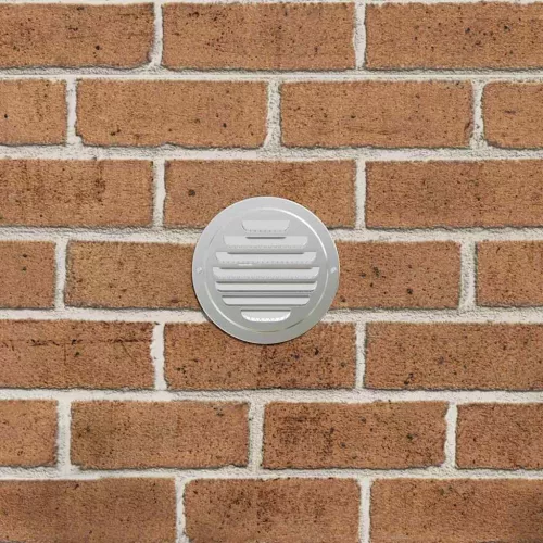  Levegő szellőzőfedél 4 pcs Ezüst 125 mm Rozsdamentes acél