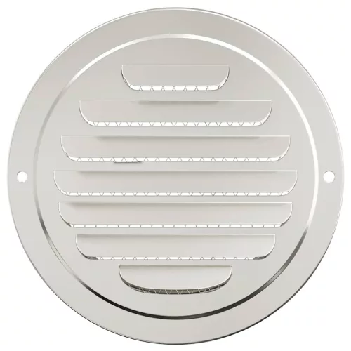  Levegő szellőzőfedél 4 pcs Ezüst 125 mm Rozsdamentes acél