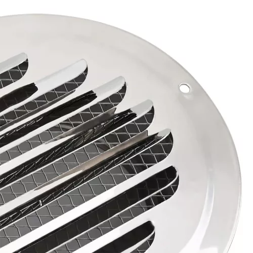  Levegő szellőzőfedél 4 pcs Ezüst 125 mm Rozsdamentes acél