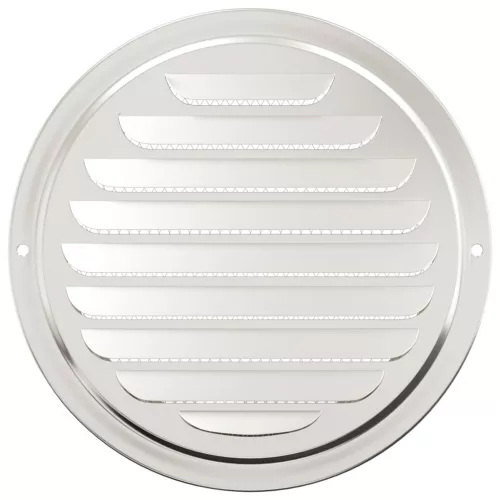  Levegő szellőzőfedél 4 pcs Ezüst 150 mm Rozsdamentes acél