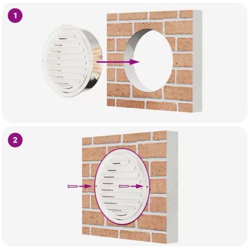  Levegő szellőzőfedél 4 pcs Ezüst 150 mm Rozsdamentes acél