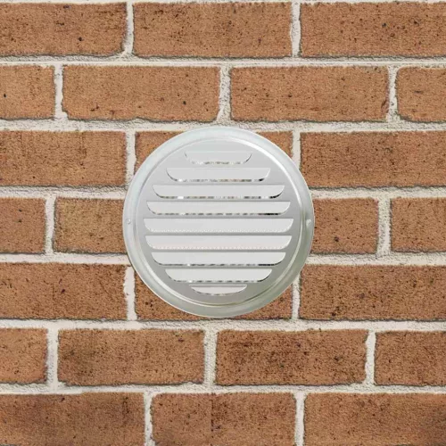  Levegő szellőzőfedél 4 pcs Ezüst 200 mm Rozsdamentes acél