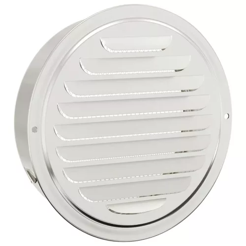  Levegő szellőzőfedél 4 pcs Ezüst 200 mm Rozsdamentes acél