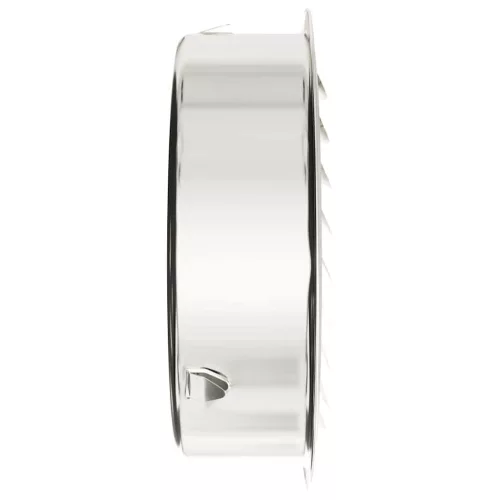  Levegő szellőzőfedél 4 pcs Ezüst 200 mm Rozsdamentes acél