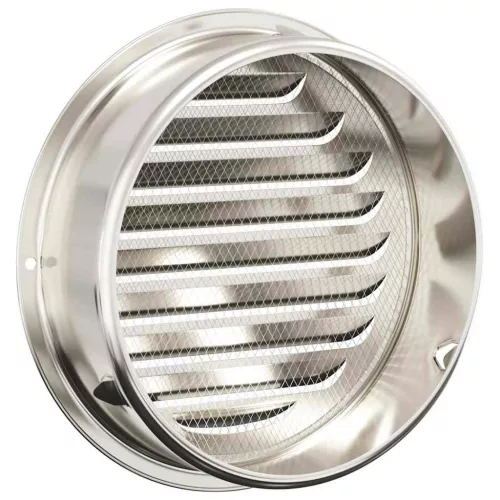  Levegő szellőzőfedél 4 pcs Ezüst 200 mm Rozsdamentes acél